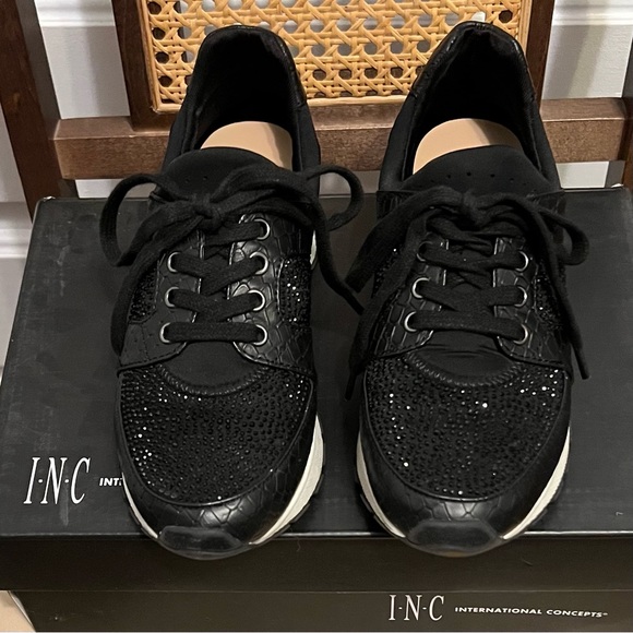 INC International Concepts Womens Pakiss Fabric Low Top Lace Up Fashion Sneak - Picture 8 of 10